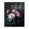 Stupell Industries Vintage Dark Blossoms Framed Giclee Wall Art Design by Petal Prints Design